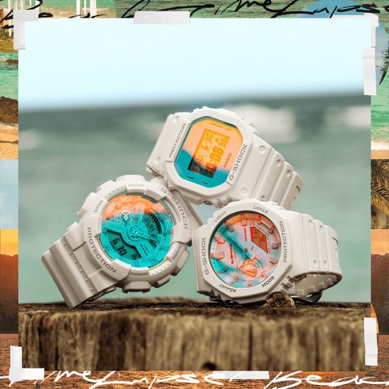 New Casio G-Shock Watch BEACH TIME LAPSE Series GA-2100TL